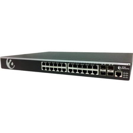 AMER NETWORKS 24 Port Managed L3 Lite 10/100/1000Baset Switch w/ 10G Support w/ 4 SS3GR1026L